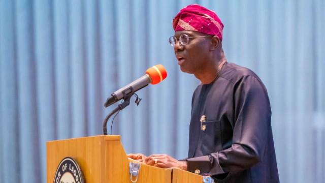 Lagos state governor, Sanwo-Olu Babajide
